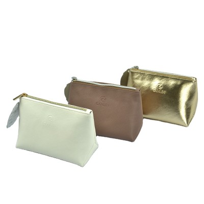 New arrival leather daily style leisurely hand bag cosmetic beauty tool gift accessories